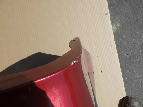 VW Golf 4 Limousine Stoßstange hinten Heckstoßstange rot braun LC3K PDC (123789)