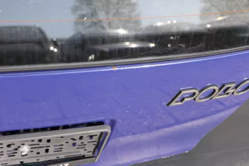 VW Polo 6N Heckklappe Klappe Kofferraumklappe mit Scheibe blau LD5D Klappe chaga (123810)