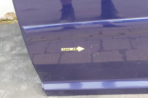 VW Touran 1T 1T3 Tür hinten links blau LB5N indigoblau mit Scheibe (123850)