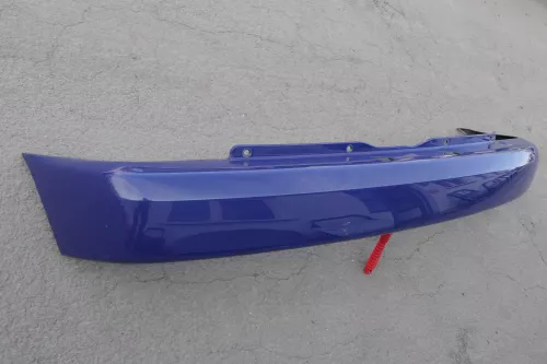 VW Polo 6N Stoßstange hinten Oberteil der 2-geteilte Heckstoßstange blau LD5D c (123867)