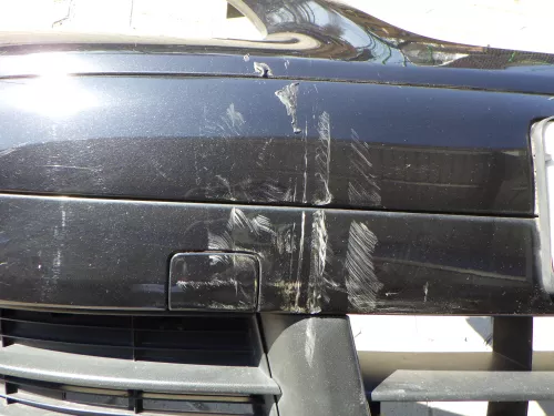 VW Touran 1T Stoßstange vorne Frontstoßstange Stoßfänger schwarz LC9Z metallic (125068)