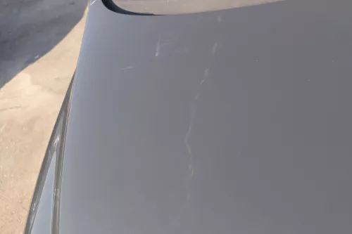 VW Fox 5Z Motorhaube Klappe vorn vorne grau LI7F urbangrau (125201)