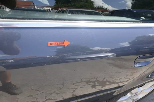 Audi A6 4B C5 Tür Türblatt hinten links grau LX7Z (125605)