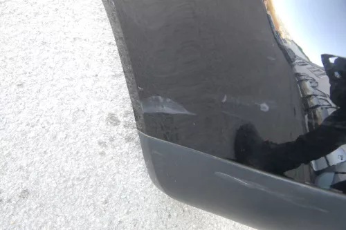 VW Touran 1T Stoßstange hinten Heckstoßstange Stoßfänger schwarz LC9Z metal (125882)