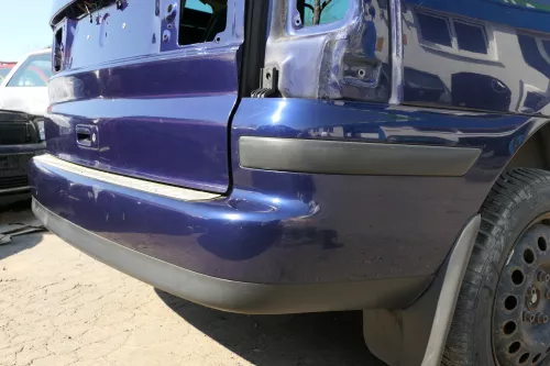 VW Sharan 7M Stoßstange hinten Heckstoßstange ab Bj. 2000 PDC blau LB5N (125927)