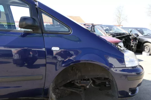 VW Sharan Kotflügel rechts vorne blau LB5N - 2000-2009 Facelift