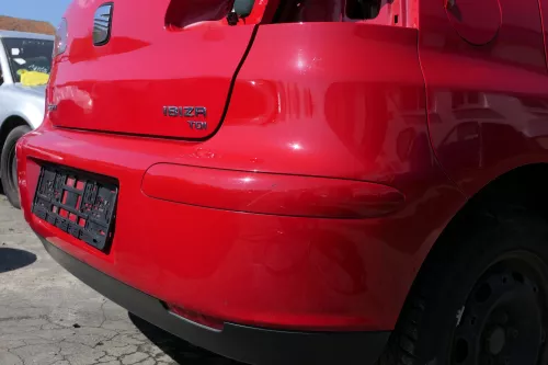 Seat Ibiza 6L Stoßstange Heckstoßstange hinten rot LS3H (126641)