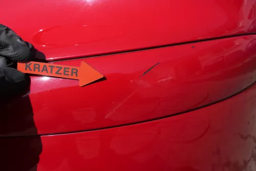 Seat Ibiza 6L Stoßstange Heckstoßstange hinten rot LS3H (126641)