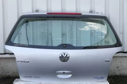 VW Polo 9N Fun Heckklappe Kofferraumklappe Klappe hinten silber LA7W reflexsilbe