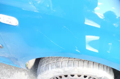 Caddy 2K Kotflügel vorne rechts blau blau grün LN6F 2K0821022 bis AnfangBj.2011 (127587)