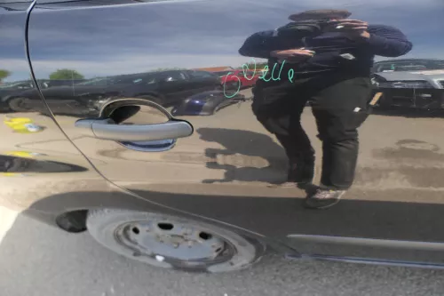 Seat Ibiza 6L Tür 4/5-Türer hinten rechts LC9Z schwarz metallic- ohne Anbauteile (127716)