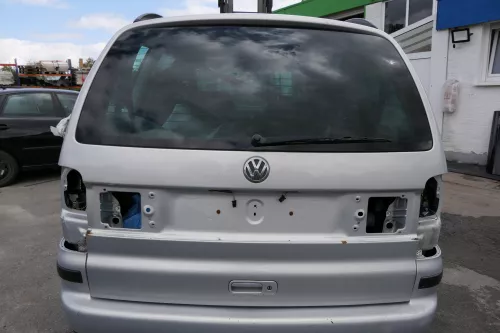 VW Sharan 7M Heckklappe Scheibe  Klappe hinten ab Bj.2000 silber LB7Z satinsilbe (127942)