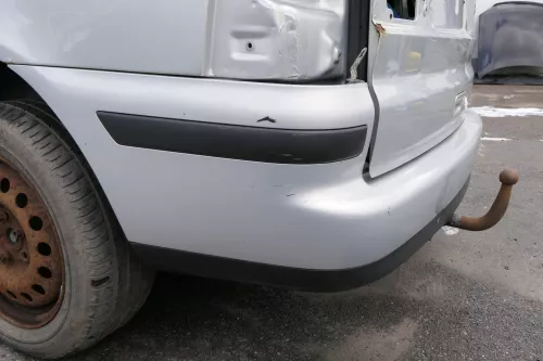 VW Sharan 7M Stoßstange hinten Heckstoßstange silber ab Bj. 2000 (127943)