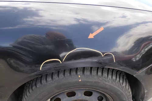 Audi A3 8L Kotflügel vorne rechts schwarz LY9B (ab ca. MItte 1999) Facelfit (128005)