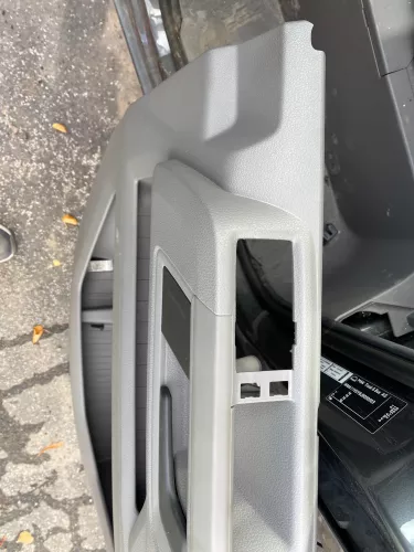 VW Crafter 2E Türverkleidung Verkleidung Tür vorne links grau Seitenverkleidung (128111)