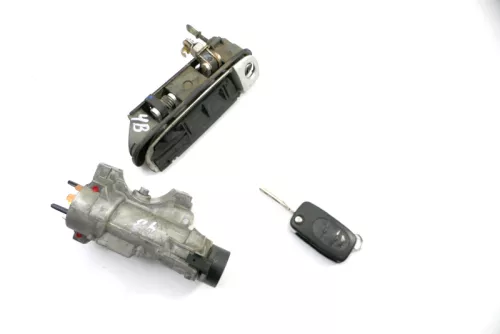 Audi A6 4B Zündschloß Schloß Zündung 1x Schlüssel 4B0905851C+1x Türshloß