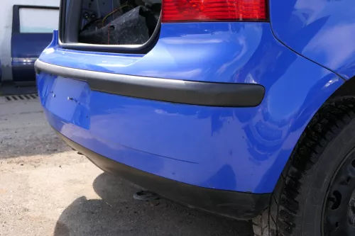 VW Polo 9N 9N3 Stoßstange Heckstoßstange hinten blau LA5F summerblue (128611)