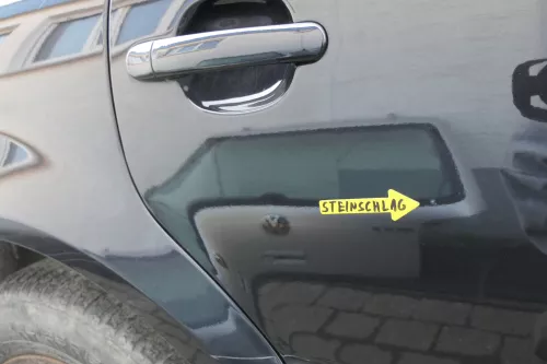 VW Passat 3B 3BG Kombi Variant Tür hinten rechts schwarz LC9Z metallic (128756)