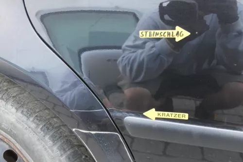 VW Passat 3B 3BG Kombi Variant Tür hinten rechts schwarz LC9Z metallic (128756)