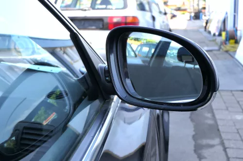 VW Passat 3BG elektrischer Spiegel Außenspiegel rechts schwarz LC9Z Blinker (128759)