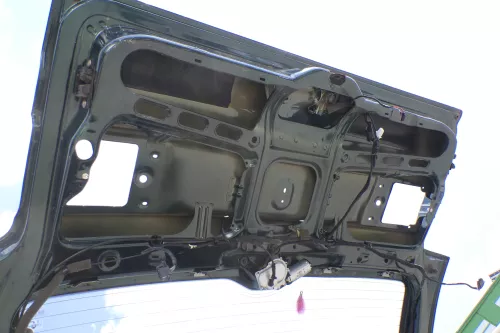 VW Sharan 7M Heckklappe Scheibe  Klappe hinten ab Bj.2000 grün LC6M (128770)