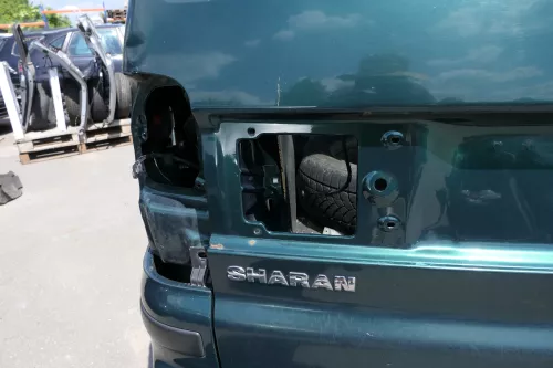 VW Sharan 7M Heckklappe Scheibe  Klappe hinten ab Bj.2000 grün LC6M (128770)