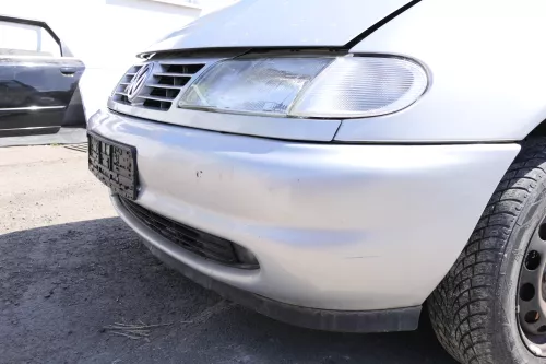 VW Sharan 7M Stoßstange Frontstoßstange vorne silber LB7Z Nebelscheinwerfer (128785)