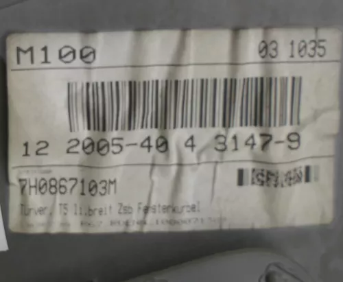 VW T5 Türverkleidung Verkleidung Tür vorne links grau 7H0867103M (128965)