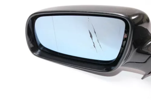 Audi A4 B5 Spiegel Außenspiegel links elektrisch schwarz LY9B bis ca. 1999 (129070)