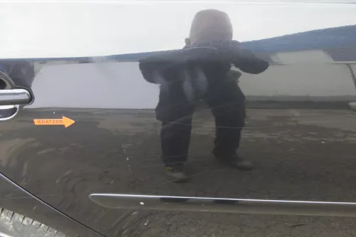 VW Golf 5 V 1K Tür nur das Türblatt hinten rechts 4/5-Türer schwarz LC9Z meta (129310)