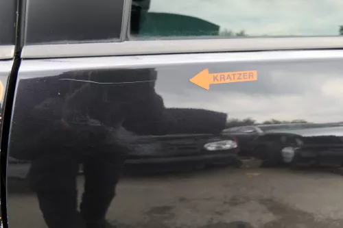 VW Golf 5 V 1K Tür nur das Türblatt hinten links 4/5-Türer schwarz LC9Z metal (129312)