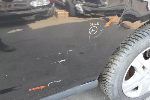 VW Sharan 7M Ford Galaxy Tür links hinten schwarz LC9Z metal ab Bj.2000 Facelift (129442)