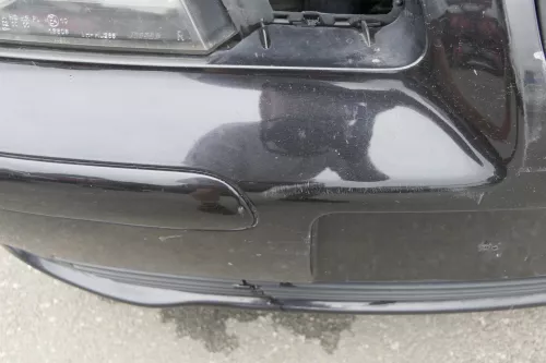 Seat Ibiza 6L Stoßstange Frontstoßstange vorne schwarz LC9Z bis ca.Anfang 2006 c (129507)