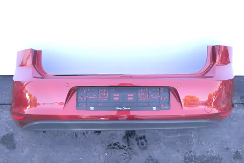 VW Golf 7 5G Limousine Stoßstange hinten Heckstoßstange rot sunsetred LA3X PDC