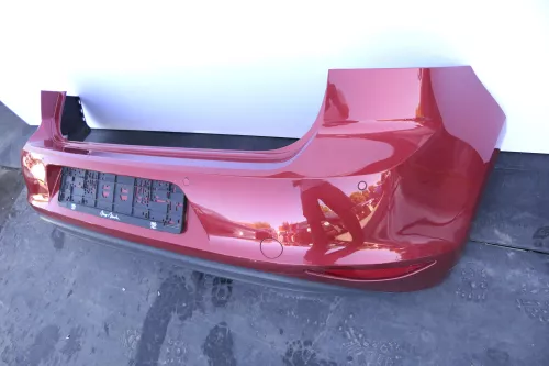 VW Golf 7 5G Limousine Stoßstange hinten Heckstoßstange rot sunsetred LA3X PDC (129550)