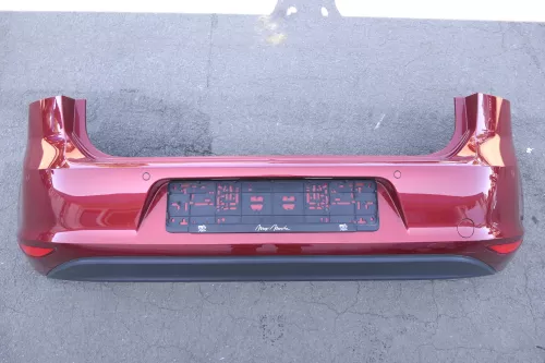 VW Golf 7 5G Limousine Stoßstange hinten Heckstoßstange rot sunsetred LA3X PDC (129550)