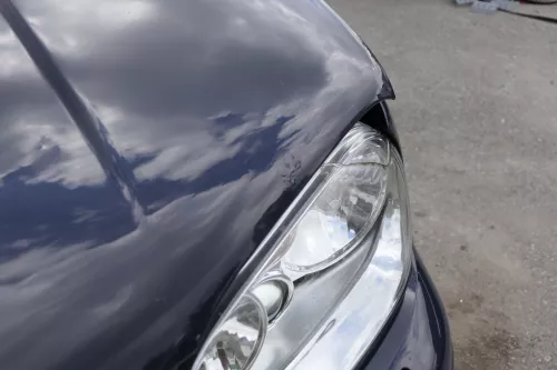 VW Golf 4 Motorhaube Haube Klappe vorne blau LA5G perlblau (129700)