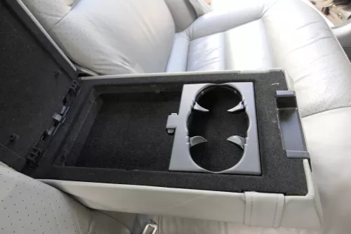 VW Passat 3BG Limousine Sitz Rückbank Rücksitzbank Sitzfläche Sitze Leder grau (129767)