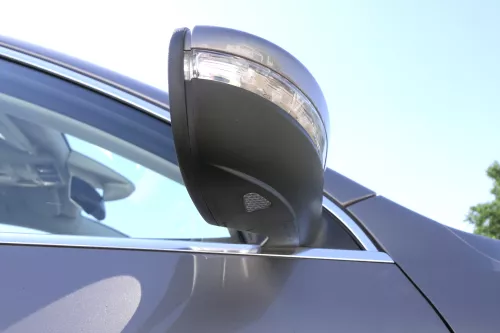 Passat 3C B7 elektrischer Spiegel Außenspiegel rechts Glas braun LA8X kaschmir (129897)