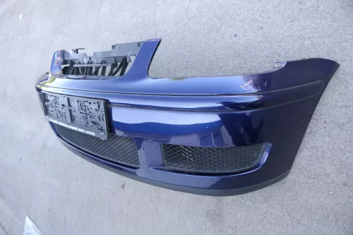 VW Polo 6N2 Stoßstange vorne Frontstoßstange Stoßfänger blau LB5N indigoblau (130033)