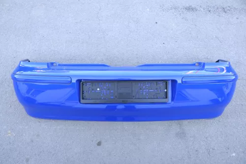 VW Polo 6N2 Stoßstange hinten Heckstoßstange Stoßfänger blau LA5C surfblue