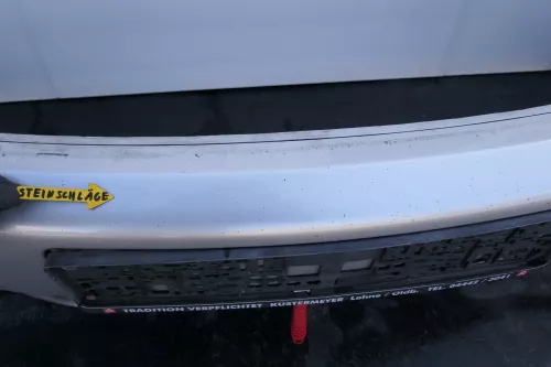 Audi A6 4B Frontstoßstange Stoßstange vorne Stoßfänger silber LY7W Facelift SWR (130044)