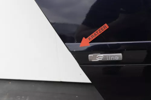 Audi A6 4B C5 Tür Türblatt hinten rechts blau lila LZ5L (130071)