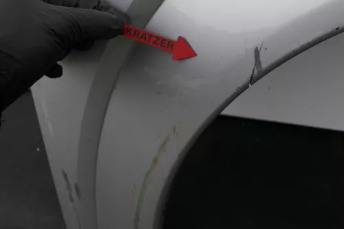 Audi A2 8Z Kotflügel vorne rechts silber LY7W - Kratzer (130083)