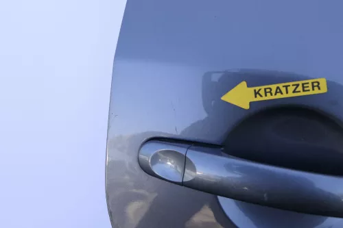 VW Touran 1T 1T3 Tür hinten rechts grau LD7X und  Scheibe Platinum grey (130147)