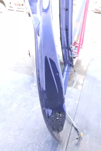 VW Polo 6N2 Heckklappe Klappe hinten Kofferraumklappe blau LB5N Scheibe (130238)