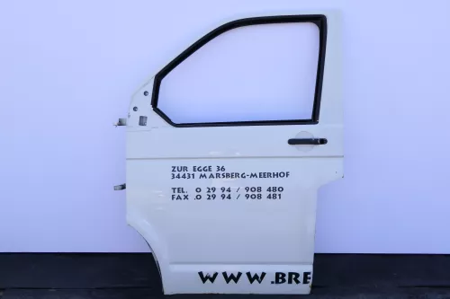 VW T5 Tür vorne links Fahrertür weiß R902 (ohne jegliche Anbauteile)