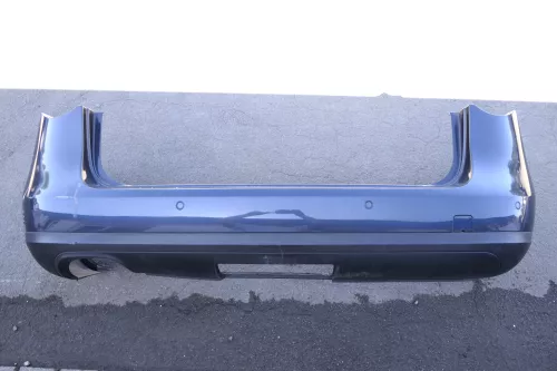 VW Passat 3C Kombi Stoßstange hinten Heckstoßstange grau blau LC5F PDC