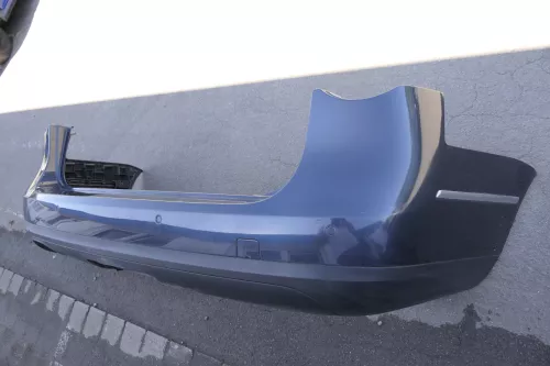 VW Passat 3C Kombi Stoßstange hinten Heckstoßstange grau blau LC5F PDC (130346)