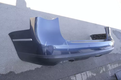 VW Passat 3C Kombi Stoßstange hinten Heckstoßstange grau blau LC5F PDC (130346)